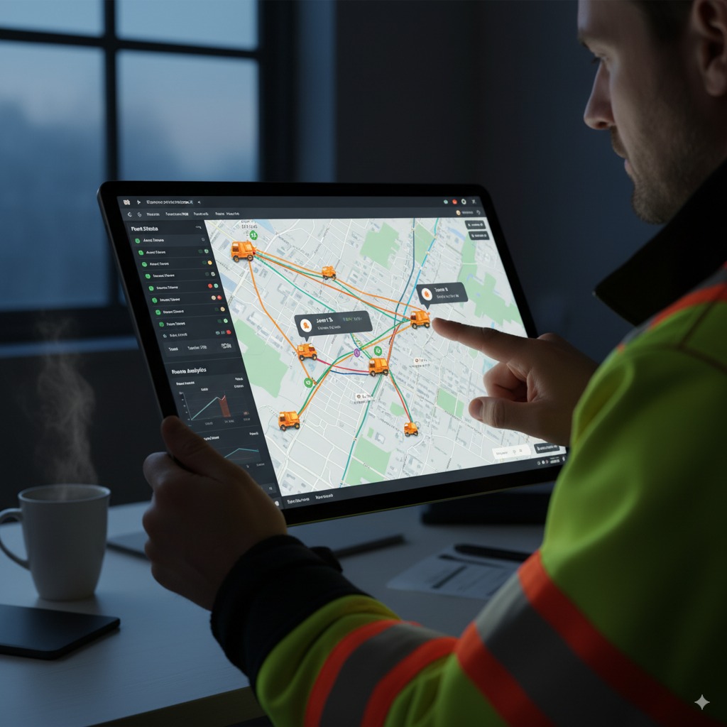 Schedule management dashboard with calendar view